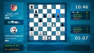 Playing White vs عادل الحارثي  : Time out! Missing Checkmate?