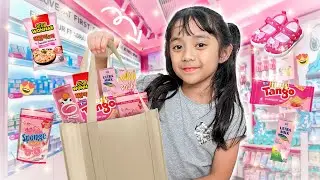 SAMANTHA BELANJA SERBA PINK SENDIRI DI MALL😍 KOMPILASI VLOG 1 JAM BORONG MAKANAN SNACK ANAK VIRAL !!