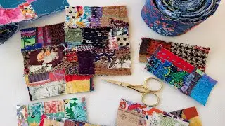 Fabric Snippet Crumb Blocks for Quilting Ep 1