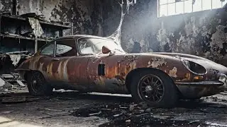 ASMR Car Restoration Full Rebuild of Jaguar E-Type Series 1 1961 | Abandoned to Brand New