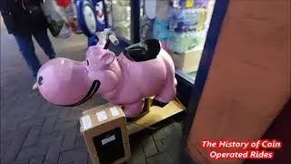 1970s Elektro-Mobiltechnik Coin Operated Hippo Kiddie Ride