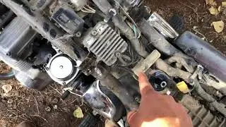 1980 Yamaha xs1100 special carb work.