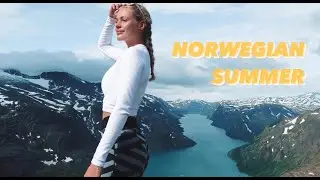 NORWAY&nbsp;VLOG! Biking in the mountains, hiking Besseggen, Norwegian summer I SILJE PAULINE