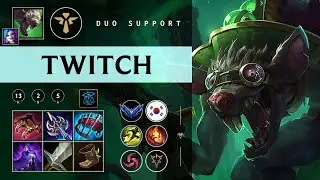 Twitch Support vs Elise - KR Diamond Patch 26.01