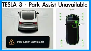 Tesla Model 3 - Park Assist Unavailable - Diagnosing using hidden onboard diagnostics service mode.