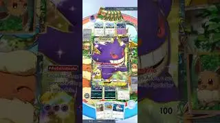 Campeonato fechado de Pokemon TCG Pocket com deck noturno partida 1