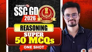 SSC GD Reasoning Class ! SSC GD Reasoning MCQs ! SSC GD Reasoning Classes 2026 By Arnab Sir