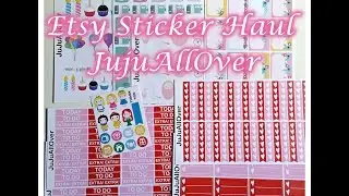 Etsy Sticker Haul | JujuAllOver