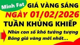 Giá vàng hôm nay ngày 01/02/2026 - giá vàng 9999, vàng sjc, vàng nhẫn 9999,...