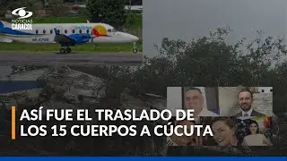 Así fue el rescate de los 15 cuerpos tras el accidente del avión de Searca en Norte de Santander
