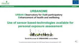 URBANOME AT OLLD22: Use of Sensor-based technologies available for personal exposure assessment.