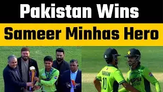 Pakistan Wins U19 Asia Cup Final | INDvsPAK | Sameer Minhas 172 Runs against India U19 