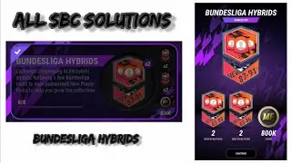 Bundesliga hybrids all sbc solutions | Madfut 22
