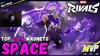 37-4! MVP! SPACE PRO MAGNETO GAMEPLAY 🛡️ | Marvel Rivals Season 4.5