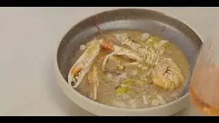 Greek Farms | Maleme Chania Crete oranges with langoustine and toasted almonds