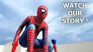 TEAM SPIDER-MAN vs SPIDER-GWEN In Real Life ( Funny Action Story 7 )