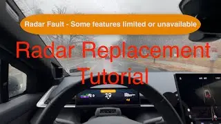 How to Fix a Radar Fault - Some Features Limited or Unavailable