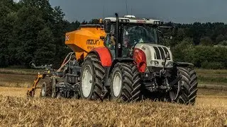 Siew Pasowy Rzepaku 2017! - Steyr 6170 CVT, Mzuri Pro Til3T