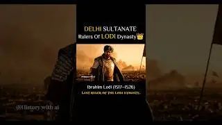 👑All Rulers of Lodi Dynasty🔥- The end of Delhi Sultanate #lodhi#history#delhisultanate#lodi#babur