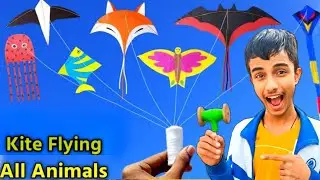 How To Make All Animals Kite Easily 😱 Only Note Book's Paper 🤗