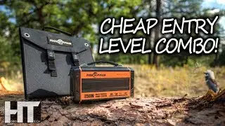 CHEAP Off Grid POWER Solution! Rockpals 250w Solar Generator With 60 Watt Solar Panel Review