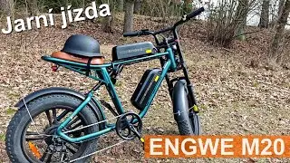 ENGWE M20 – Jarní jízda z první osoby! (Test držáku) 🚲🌿📷 #engwem20