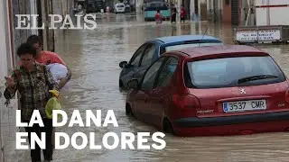 El agua incomunica a mil personas en Dolores (Alicante)