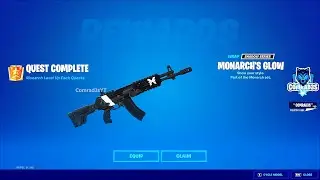 Complete 14 Monarch Quests (Week 2) - How to unlock Monarch's Glow Wrap in Fortnite
