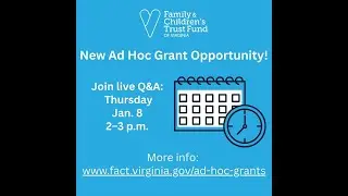 FACT Ad Hoc Direct Service Grants Q&A Session 1/8/2026
