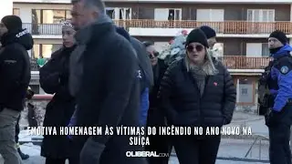 Emotiva homenagem às vítimas do incêndio no Ano Novo na Suíça