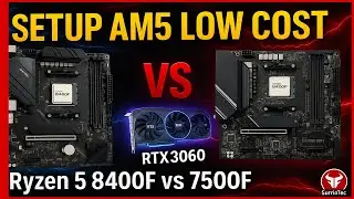 SETUP AM5 BARATO: Ryzen 5 8400F vs R5 7500F + RTX 3060 CHINA 😱