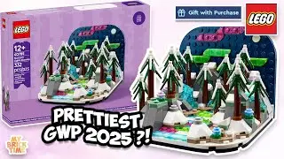 БЕСПЛАТНАЯ КРАСИВЕЙШАЯ LEGO GWP ⁉️ Диорама &laquo;Северное сияние&raquo; (#40785) | Всё, что вам нужно знать ...