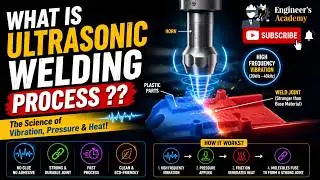 What is Ultrasonic Welding Process ?? ||Engineer's Academy||