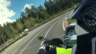 Near crash at SMC KNIX - Hayabusa [ride along]