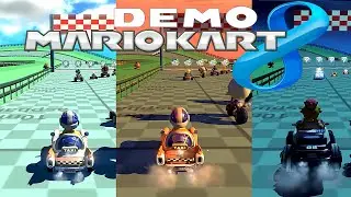 Mario Kart 8 kiosk demo Hidden Track CEMU 60fps MK8 on PC