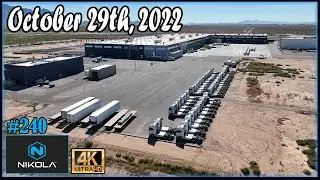 Nikola Semi Factory Construction Site October 29th, 2022 | Drone Footage of 10:30 AM