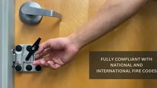 www.LifeBoltLocks.com Single Motion Egress Lock - Fire Code Compliant Classroom Door Lock