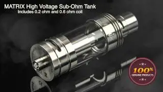 Matrix High Voltage Tank | Vapor Kings Grand Bazaar Shops | Best Vape Shop Las Vegas Strip