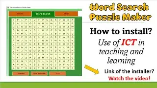 Word Search Puzzle Maker NEW