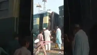 Fareed Express Derailment Gaggo Mandi Railway Station #shorts #ytstudio #derailment #viral #youtube