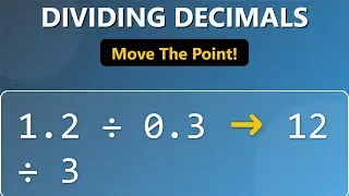 How to Divide Decimals: Moving the Decimal Point Made Easy