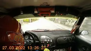 On board Coppa della Consuma 2022 Citroen Saxo