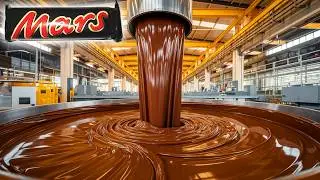How Mars Chocolate Bars Are Made in a Factory