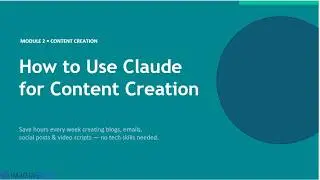 How to Use AI to Write Blogs, Emails & Social Posts for Your Small Business (Claude Tutorial)