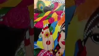 Happy Holi 2023 || Radhakrishna Holi status 2023 #holi #art #radhakrishna #shorts