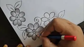 Border design for project || front page border design project work design&lrm;⁨ #art #drawing #howtodraw