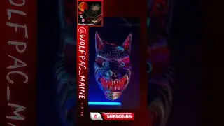Wolfpac Armor. #wolf #wolfpac_maine #ledlightdisplays #ledlights #wolfmask #wolfpack #werewolf