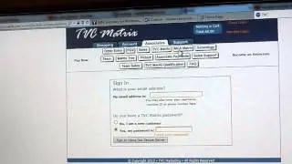 TVC MATRIX Website How TO...