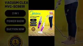 ￼SYK Midea Handheld Stick Vacuum Cleaner 2 In 1 MVC-SC861R Vacuum Tilam Kereta Vakum Cleaner