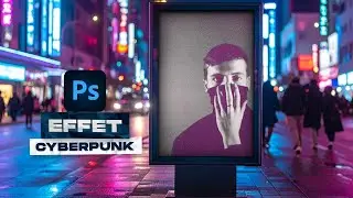 Effet old school cyberpunk dans Photoshop CC